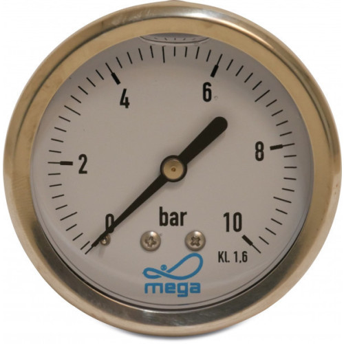 Pressure Gauge Oil 0 - 16.0 bar (Centre Back Connection)