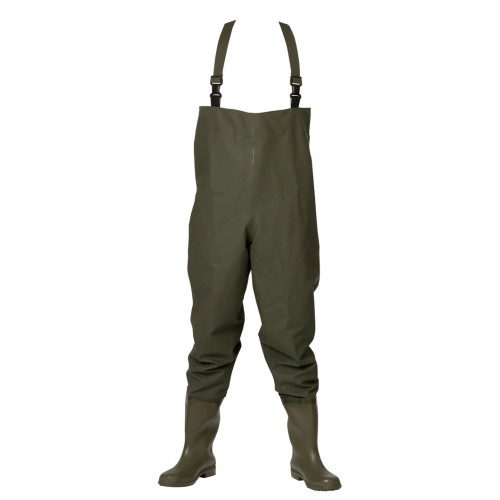 ELKA Waders Short Boots PVC/Polyester 600g Olive Green 15,000mm