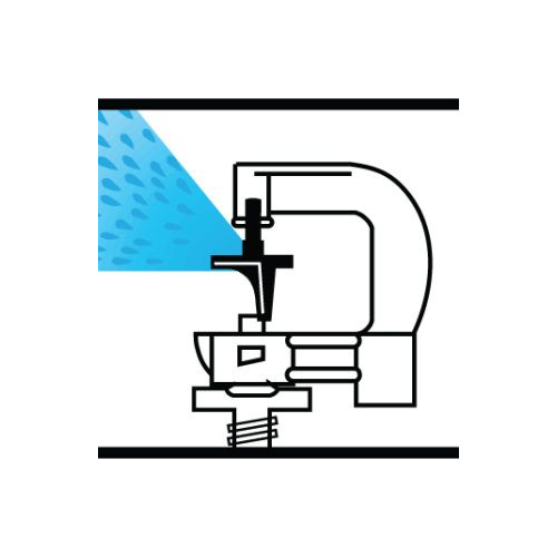 Naan Hadar Sprinkler - Half Circle - Red (61lph)