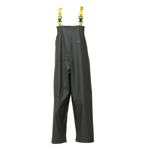 ELKA Dry Zone Bib & Brace PU/Polyester 190g Olive Green 5,000mm
