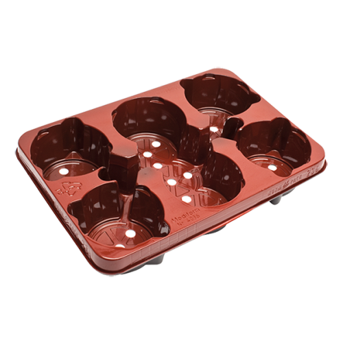 Modiform Normpack 236 6/5x13cm (Base Drainage) (Red/Black) (2400/P) - Each