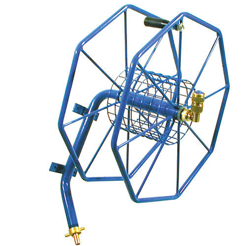 Small Wall Mounted Hose Reel [50m x 1/2"] Plastic Coated