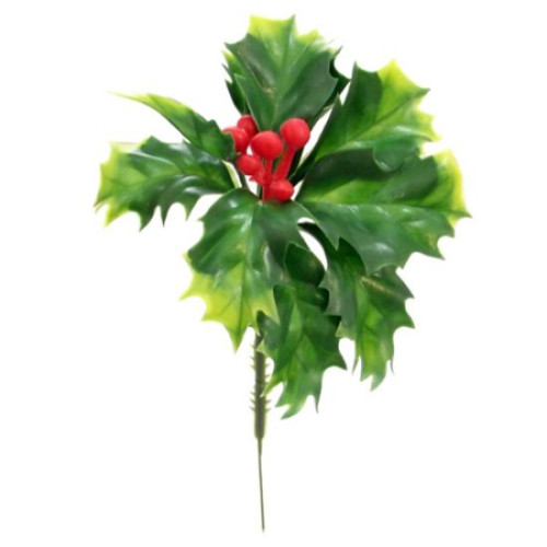 Plastic Holly Pick (Green) - Bag of 36