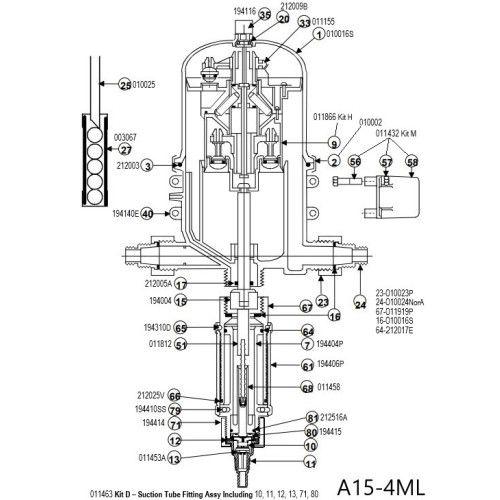 DOSMATIC Nut, Suction Tube Fitting (A15/A30/A40)