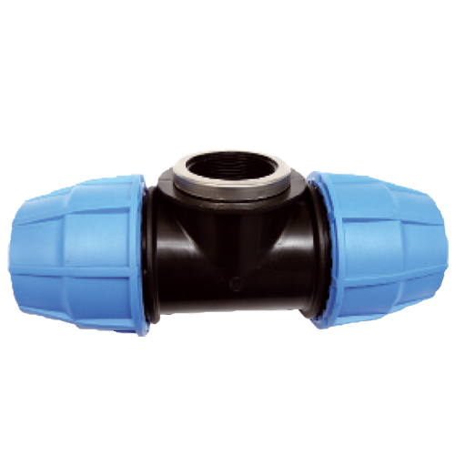 Compression Tee 32mm x 1"(F) [16 Bar]