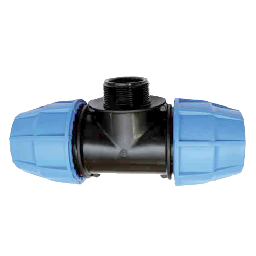 Compression Tee 32mm x 1"(M) [16 Bar]