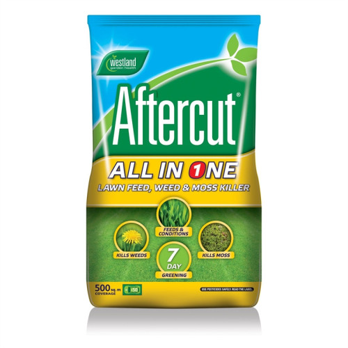 Westland Aftercut All In One Lawn Feed Weed & Mosskiller 350m2 (66/P) - Each