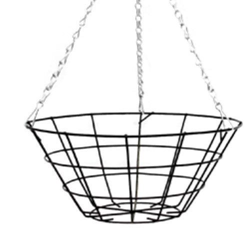 Wire Hanging Basket Flat Bottom 12" - Box of 24