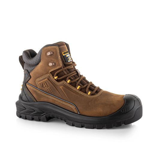 Buckler BSH016 S3 HRO SR Safety Lace Boot with Ankle Support [Crazy Horse] Size 9