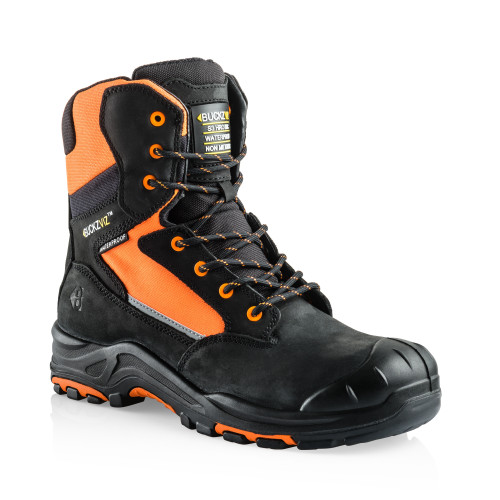 Buckler VIZ1 OR Anti-Scuff Safety Lace/Zip Boot [Safety Orange]