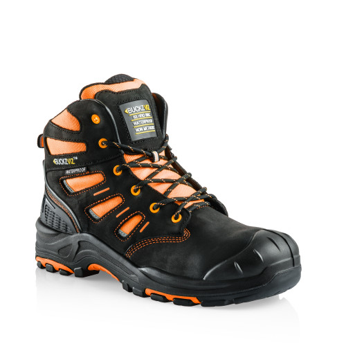 Buckler VIZ2 OR Anti-Scuff Safety Lace Boot [Safety Orange]