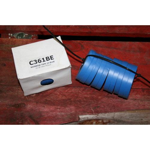 Rainbow Tying Tape PVC Blue (26m) - 10/Box