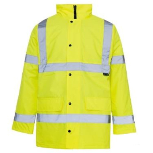Hi-Vis Reflective Parka Jacket [Yellow]