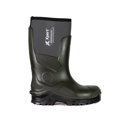 Xpert Swampmaster Pro Ranger S5S Safety Neoprene Wellington [Green] - Sz 8 (EU42)