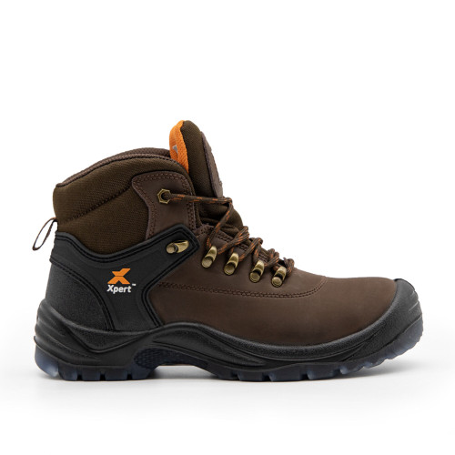 Xpert Warrior SBP Safety Laced Boot [Brown] - Sz 9 (EU43)