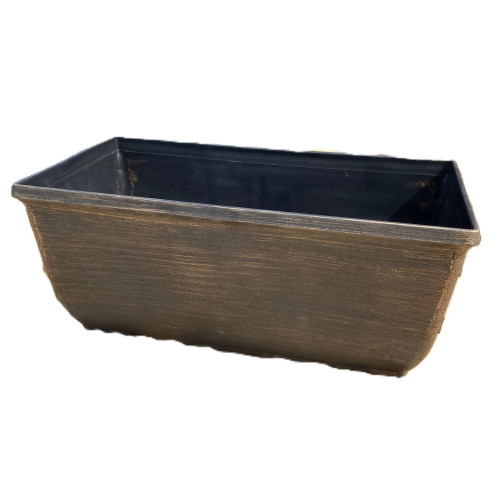 Tulipa Window Box 14" (Black Bronze) - Each