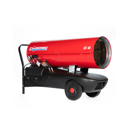 Arco GE46 Mobile Direct Oil Fired Heater 49kW (168,000BTU/hr) Dual Voltage