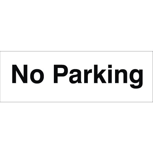 No Parking 120 x 360 Rigid