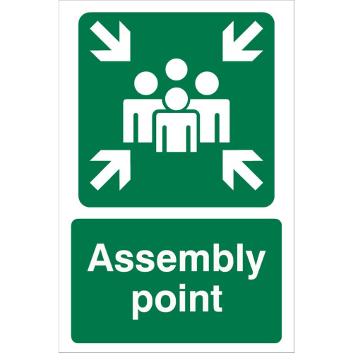 Fire Assembly Point 240 x 360 Rigid