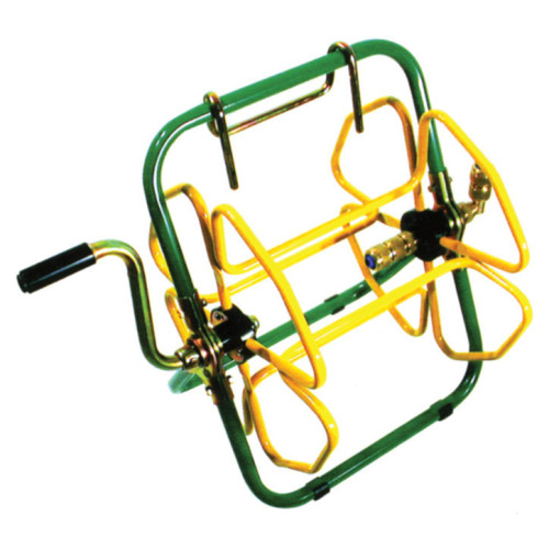 Portable Hose Reel [50m x 1/2"] [Green/Yellow]