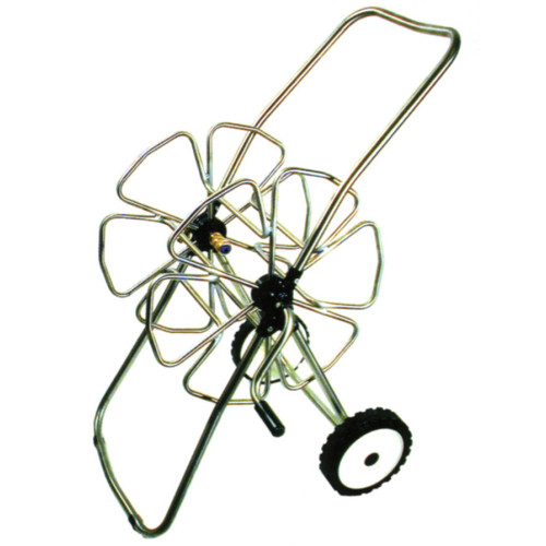 Stainless Steel Small Hose Trolley [100m x 1/2"]