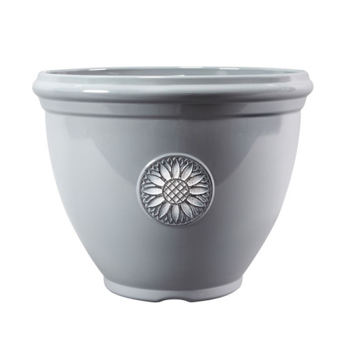 Sunflower Planter 38cm (Lead Grey) - Each