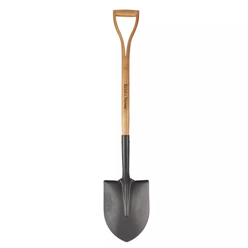 Kent & Stowe Carbon Steel Round Nosed Shovel FSC 100%