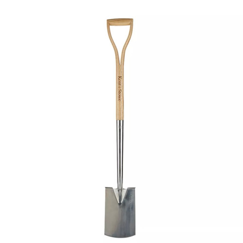 Kent & Stowe Stainless Steel Border Spade FSC 100%