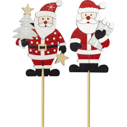 Label Father Christmas (Mixed Designs) - Bag of 12