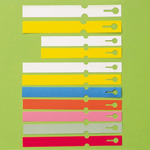 Loop Lock Label Large 220 x 20mm LL8 (White) - Roll of 1000