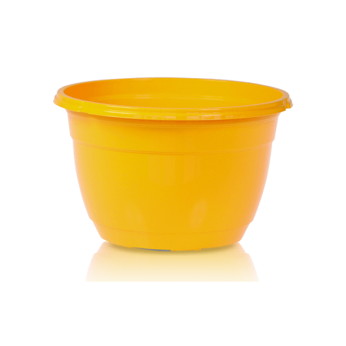 Teku Hanging Basket 20cm [3.0L] (Recyclable Yellow) (No Hanger) (3680/P,80x46/N) - Each