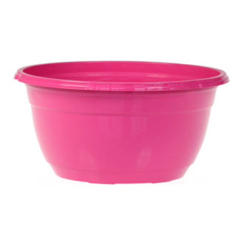 Teku Hanging Basket 27cm [6.0L] (Circular Pink) (No Hanger) (2208/P,48x46/N) - Each