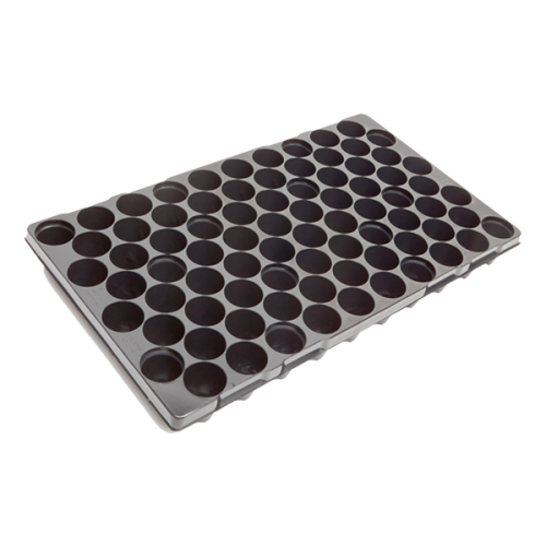 Modiform 2347 Transplant Tray 80 Cells (Base Drainage) (Black) (1680/P) - Each