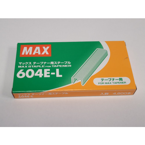Max Staples 604E-L (Box of 4800)