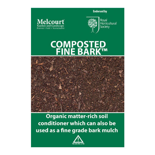 Melcourt Composted Fine Bark [50L] (60/P) - Each