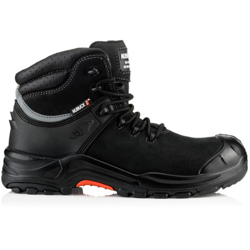 Buckler NKZ102BK Lace Boot S3 HRO SRC [Black Nubuck Leather] Sz 9