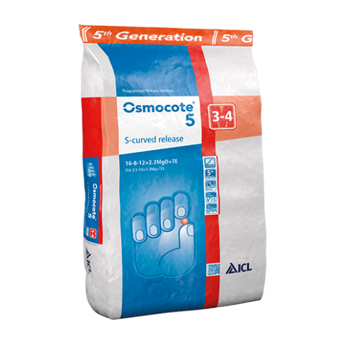Osmocote 5 [3-4mth] (NPK 16-08-12+2.2MgO+TE) [25kg] (50/P) - Bag