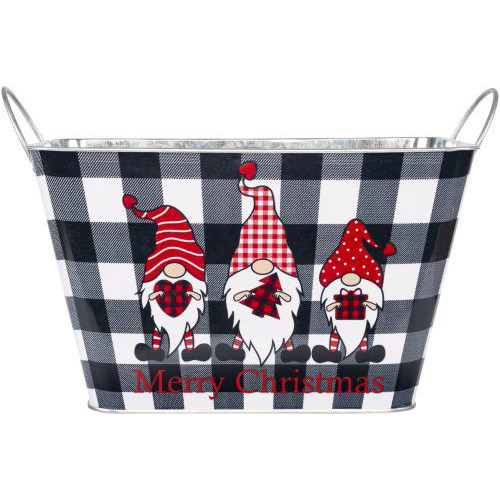 Tin Trough Gnome Chequered (36/B) - Each