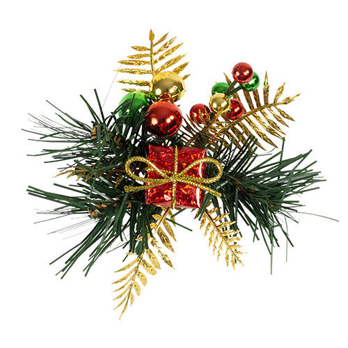 Pine & Fern/VP Ball/Gift Box (Red/Gold) - Pack of 12