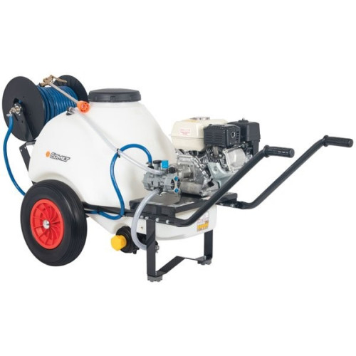 Comet Barrow Sprayer 120L Tank 11.9LPM 15bar 20m Hose and Reel c/w Viton Diaphragm Pump