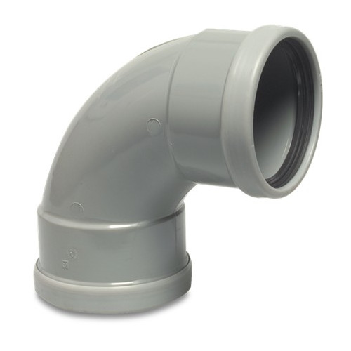 Rainwater Bend 90Â° 110mm (Rubber Ring) FxF