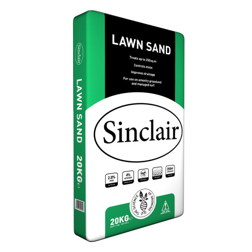 Sinclair Lawn Sand (Mini Granular) Ferrous Sulphate 20Kg (50/P) - Each