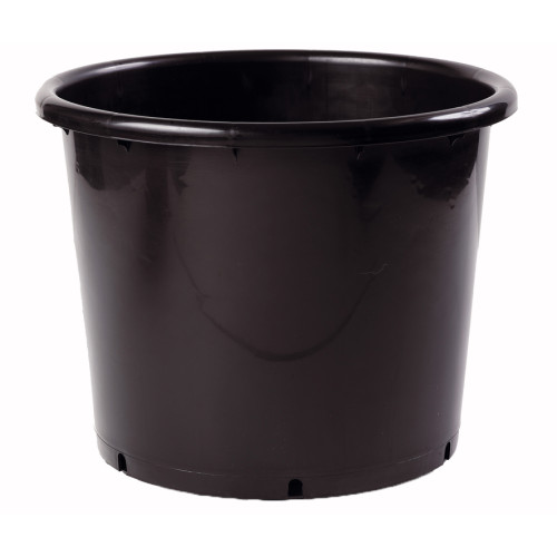 Soparco SD Large PP Container Pot Low [25.0L] (Black 01) (180/P,12x15/N) - Each