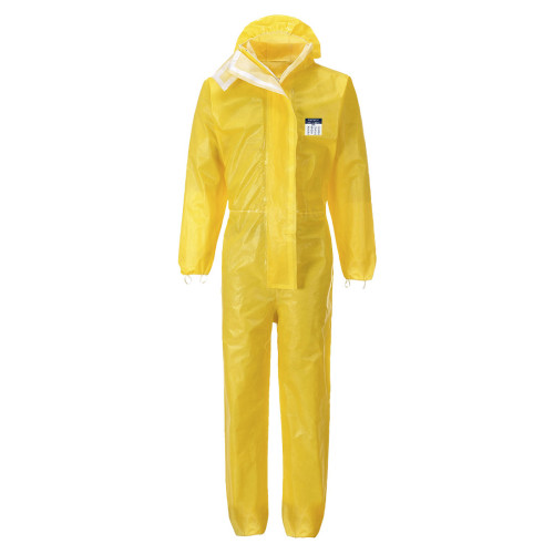 BizTex Microporous Coverall ST70 Type 3/4/5/6 (Yellow) Sz L