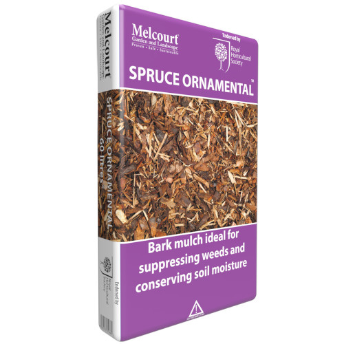 Melcourt Spruce Ornamental Bark [60L] (50/P) - Each