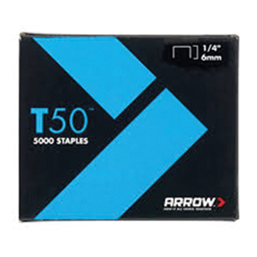 T50 Arrow Staples 6mm 1/4" (5,000)