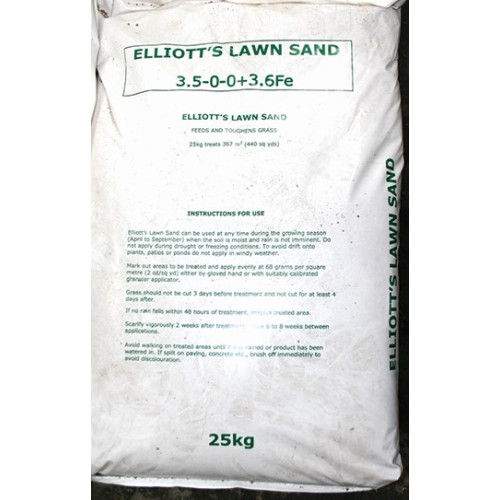 Thomas Elliott Lawn Sand (NPK 3.5-0-0+3.6Fe) [25kg] (40/P) - Bag