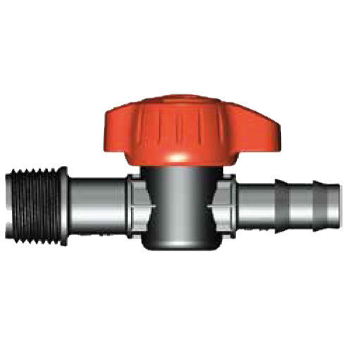 Plastic Line Valve 16mm x 1/2"(M)