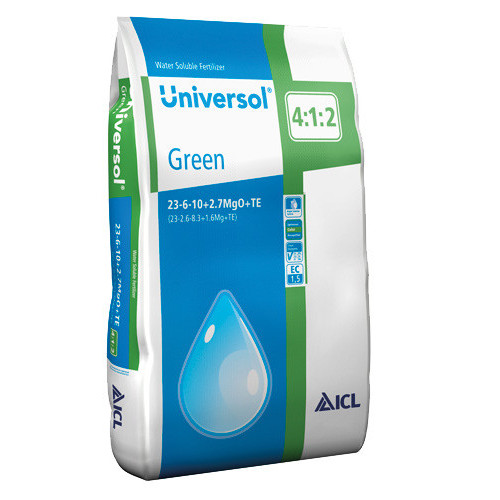 Universol Green (NPK 23-06-10+2.7MgO+TE) [25kg] (48/P) - Bag