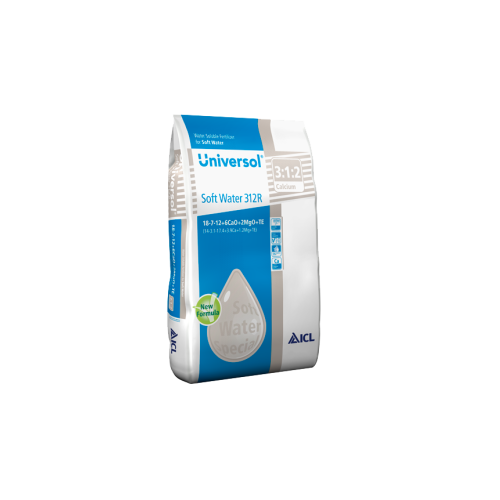 Universol Soft Water 312R (NPK 18-07-12+6CaO+2MgO+TE) [25kg] (48/P) - Bag